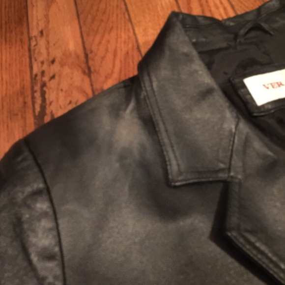 Genuine Men’s Black Leather Jacket - Picture 6 of 6